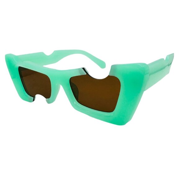 6183 | Green Bite Novelty Sunglasses - Picture 2 of 5